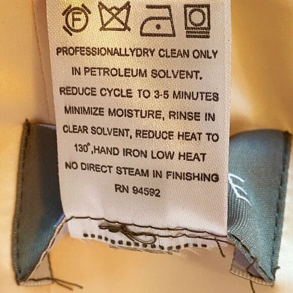 Amsale Blush 100% Silk Ruched Bust Flowy Strapless Maxi Dress Bridesmaid Size 6 - Picture 5 of 8